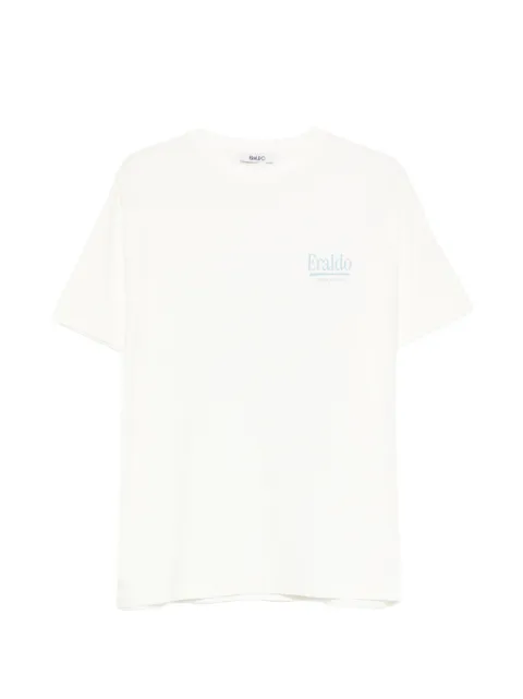 ERALDO cotton logo-print T-shirt White EL6SXH01AP