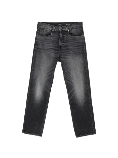 7 For All Mankind faded-effect jeans Black 7T5H0A21