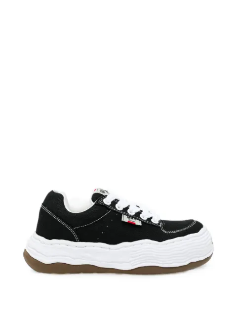 Maison MIHARA YASUHIRO distressed-effect chunky sneakers Black A02FW704