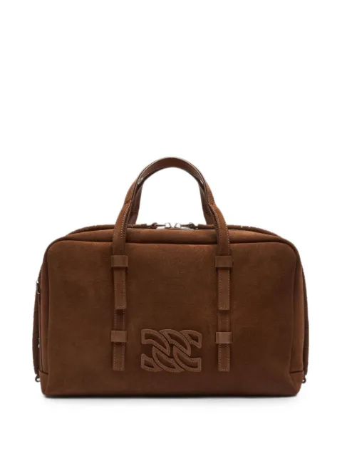 Casadei Bigli Velour tote bag Brown 3W507C0000BIGVL