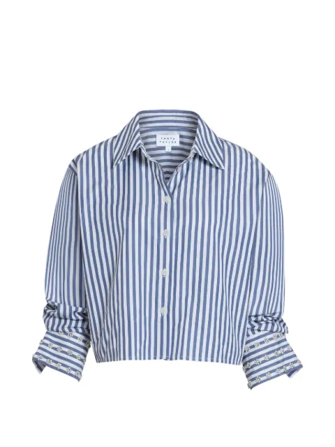 Tanya Taylor Largaux striped shirt Blue P26T471735