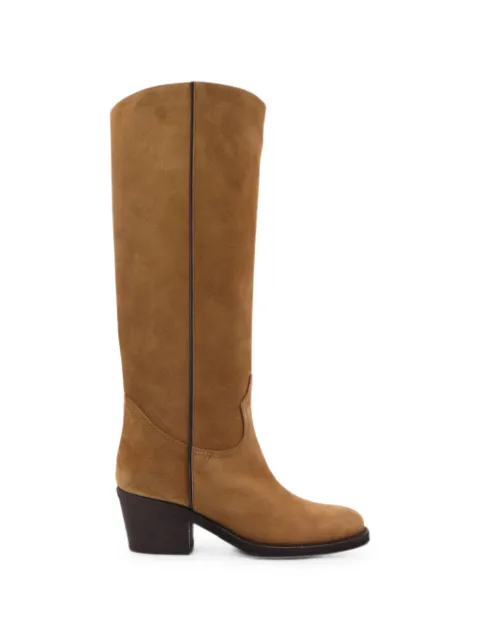 Notabene Ancy 65 suede knee-high boots Neutrals ANCY