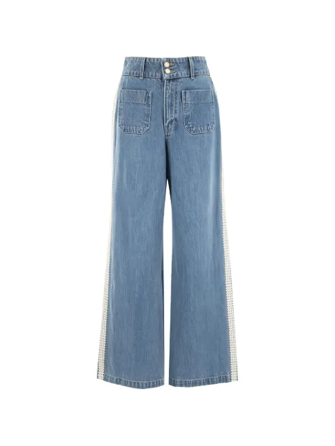 Veronica Beard Taylor wide-leg jeans Blue J2605D551040HB