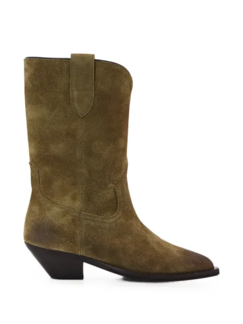Notabene Arlette suede ankle boots Green ARLETTE