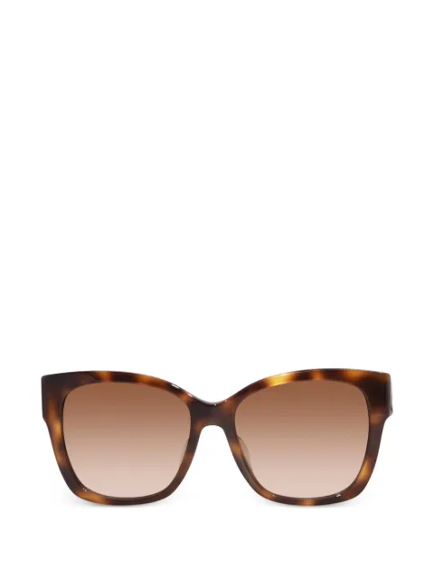 Burberry tortoiseshell-effect logo-plaque sunglasses Brown BE4345F