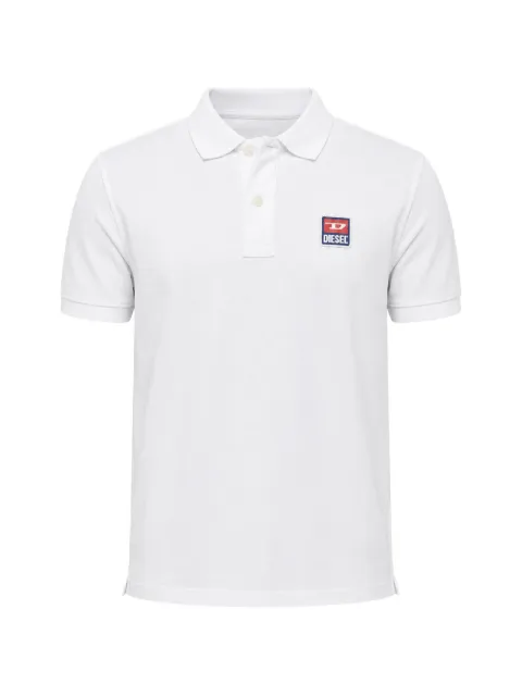 Diesel Smith logo-patch polo shirt White A16981RQIAH100