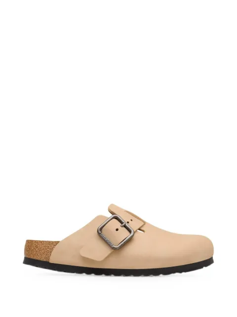 Birkenstock buckle-fastening leather mules Neutrals 1031573