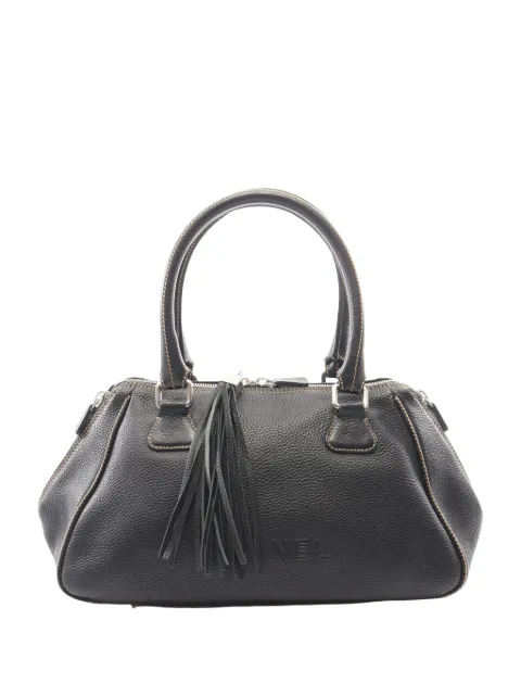 CHANEL Pre-Owned 2003-2004 Grained Calfskin handbag Black Y4DQ2BQS848TCM48