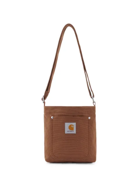 Carhartt WIP logo-patch messenger bag Brown I035991