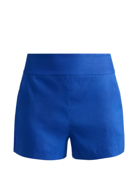 alice + olivia Donald high-rise shorts Blue CC605418608