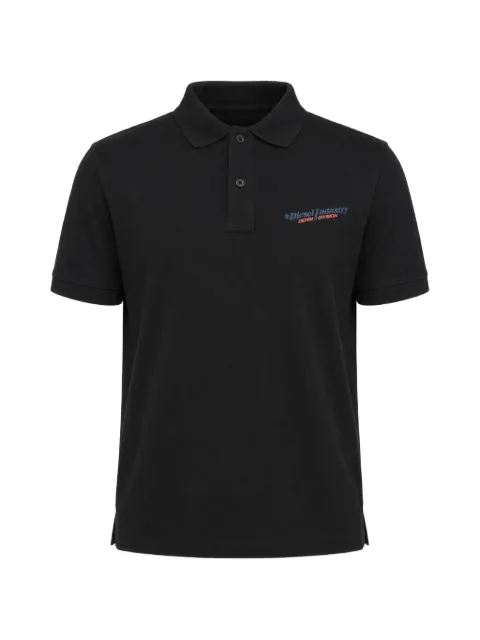 Diesel logo-print polo shirt Black A03860RQIAH