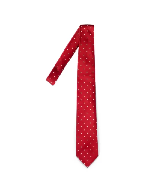 TOM FORD polka-dot tie Red STE001S0338