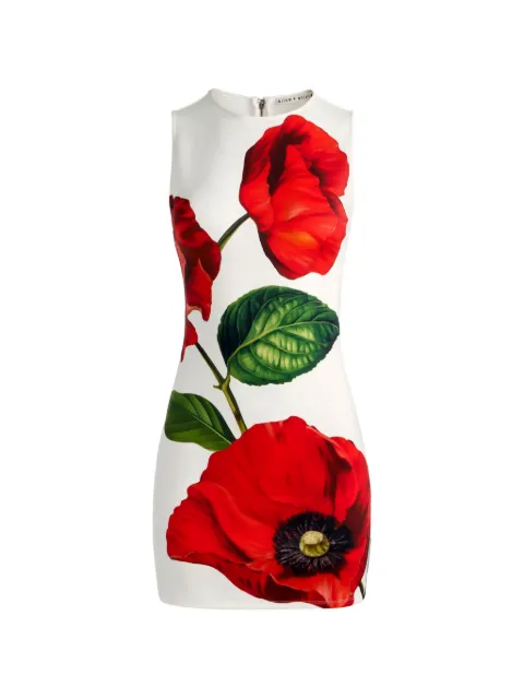 alice + olivia Wynell floral-print dress White CC605P12501