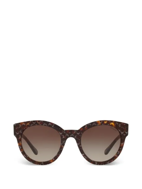Coach glitter-effect tortoiseshell sunglasses Brown HC8265