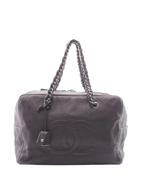 CHANEL Pre-Owned 2005-2006 CC Luxe Ligne handbag Brown LAKH0QR88LCUPHF2