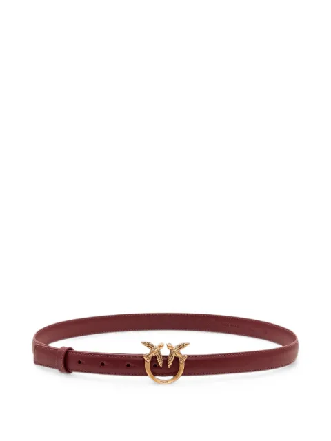 PINKO Love Birds leather belt Red 100143A0F1