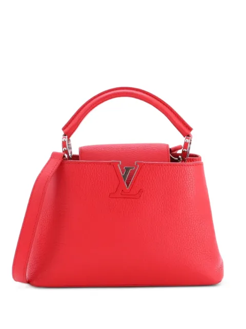 Louis Vuitton Pre-Owned Capucines Bag Leather BB satchel Red J32113NBPE3BBBAV