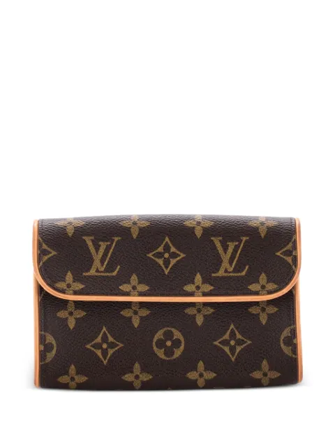 Louis Vuitton Pre-Owned Florentine Waist Bag Monogram Canvas belt bag Brown FD5MJOJUO6QW6GNY