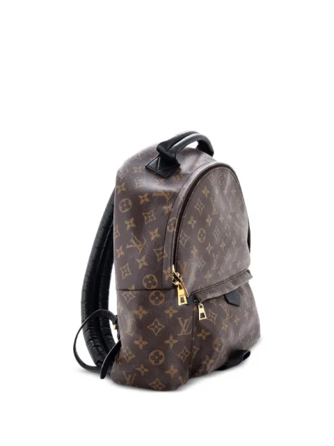 Louis Vuitton Pre-Owned Palm Springs Monogram Canvas MM backpack Brown 9L3TUNSYEV6N13RL