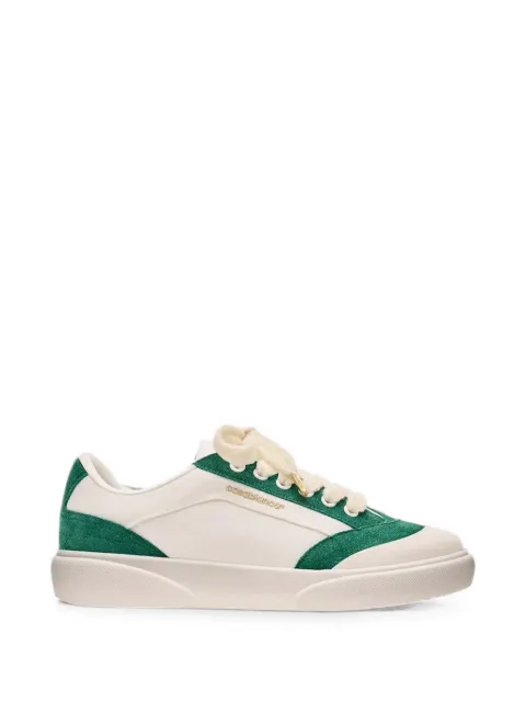 Casablanca calf suede-panelled sneakers Neutrals APF26SNK0209
