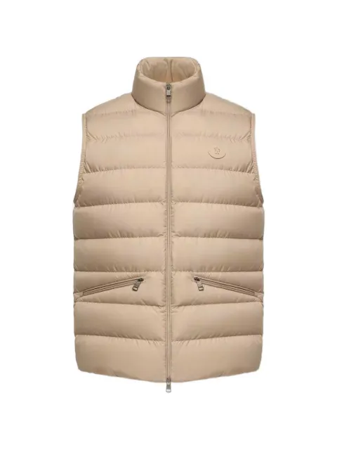 Moncler quilted padded gilet Neutrals L20911A00119549SK