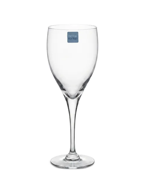 CRISTAL DE SEVRES Pensee water glasses set (set of six) White 0555000762