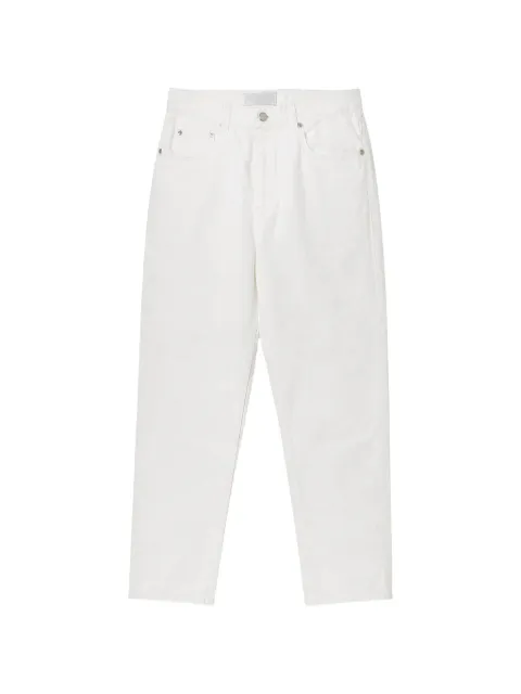 ICON DENIM star-embroidered straight-leg jeans White PT8751WHI