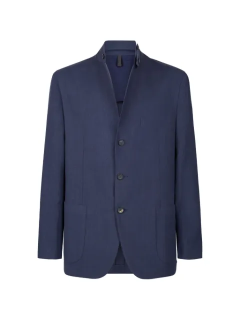 Sease single-breasted patch-pocket blazer Blue JB040TN052