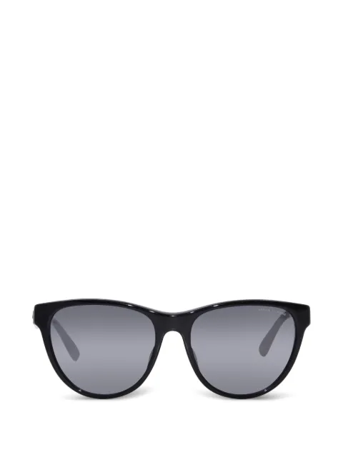 Armani Exchange logo-print round-frame sunglasses Black AX4095S