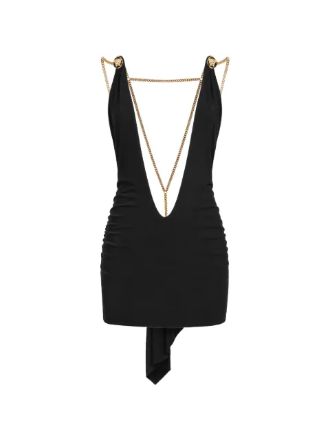 DSQUARED2 asymmetric chain-detail dress Black S72CV0457S22679