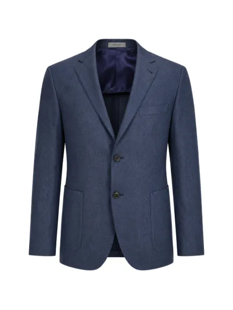 Corneliani single-breasted notch-lapels blazer Blue 27XG762718263