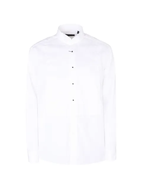 Corneliani wing-tips bib-front shirt White 27P9152791084