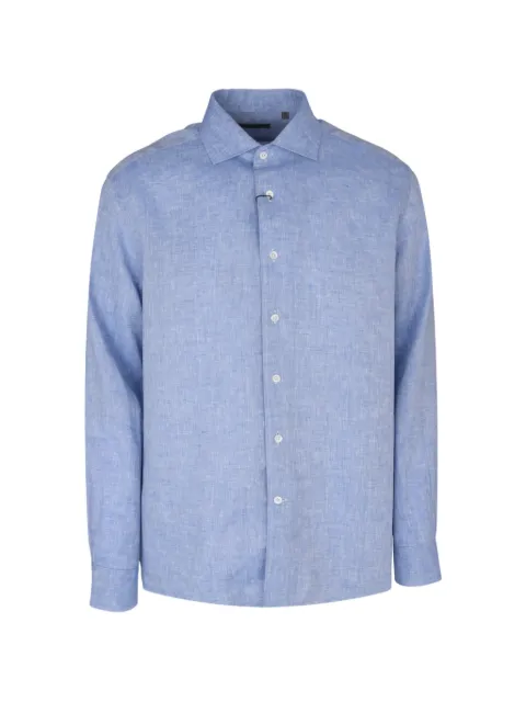 Corneliani spread-collar long-sleeve shirt Blue 27P1262711091