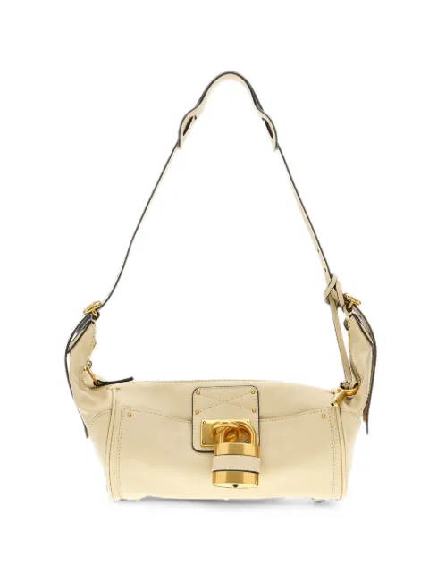 Chloé Paddington padlock calf leather shoulder bag Neutrals CH26AS809P752