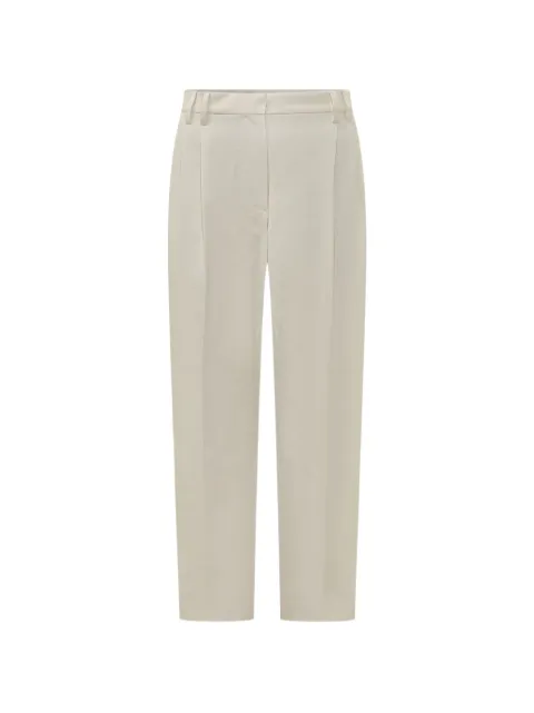 Brunello Cucinelli pleated tailored trousers Neutrals MA126P8308C8555