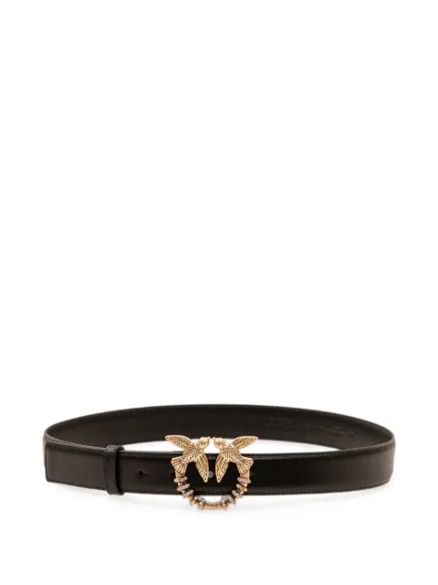 PINKO Love Berry leather belt Black 107153A0F1