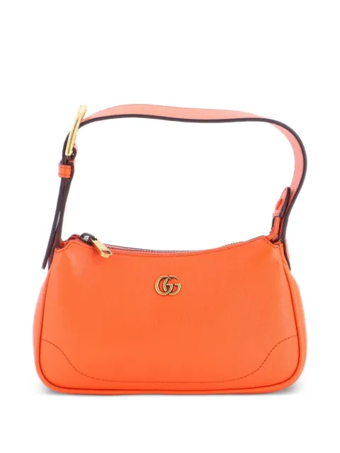 Gucci Pre-Owned Aphrodite Leather Mini shoulder bag Orange XPP9PRU7UG57V8Y6