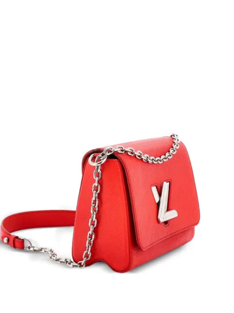 Louis Vuitton Pre-Owned Twist Handbag Epi Leather MM crossbody bag Red LDQF2R6Z8AWXVQUX