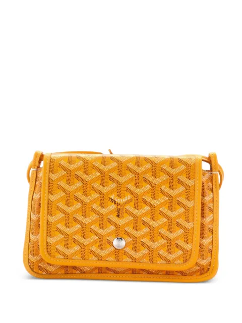 Goyard Pre-Owned Plumet Clutch Wallet Coated Canvas crossbody bag Yellow H496NAO2026UTYUN