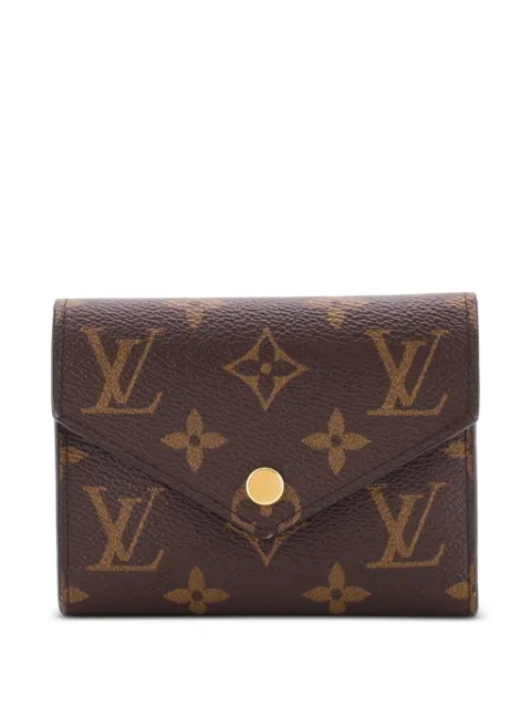 Louis Vuitton Pre-Owned Victorine Wallet Monogram Canvas small wallets Brown DXRZGSK94VYH4TLJ