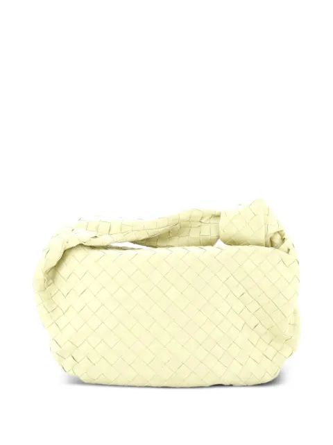 Bottega Veneta Pre-Owned BV Jodie Intrecciato Nappa Teen hobo bag Yellow 4ORHCWT6DIDI1ISQ