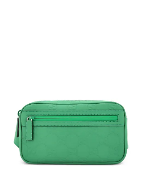 Gucci Pre-Owned Front Zip GG Rubber Effect Leather belt bag Green ZZNL40I3ONKUPGXK