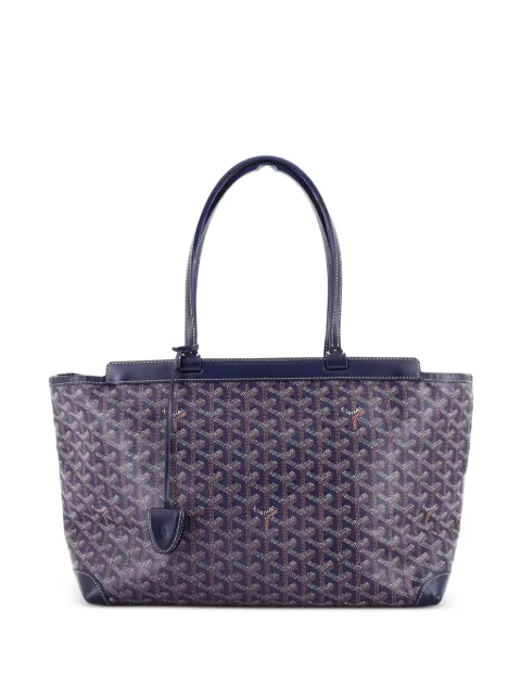 Goyard Pre-Owned Bellechasse Bag Coated Canvas PM tote bag Blue OWF5X2MDEMVHRY9G