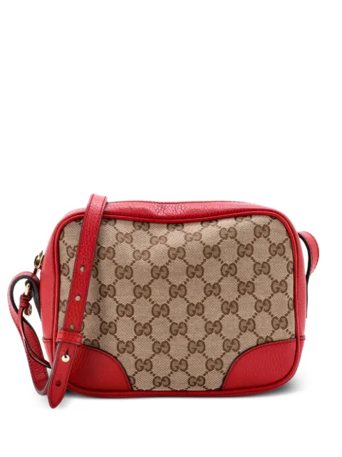 Gucci Pre-Owned Bree Disco GG Canvas with Leather Mini crossbody bag Red OMCX3IBNU7JPI4NS