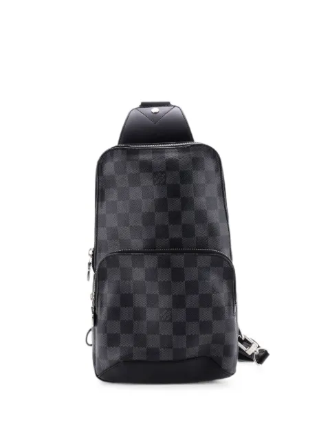 Louis Vuitton Pre-Owned Avenue Sling Bag Damier Graphite crossbody bag Black LQL1D5JTM4GLTYJQ
