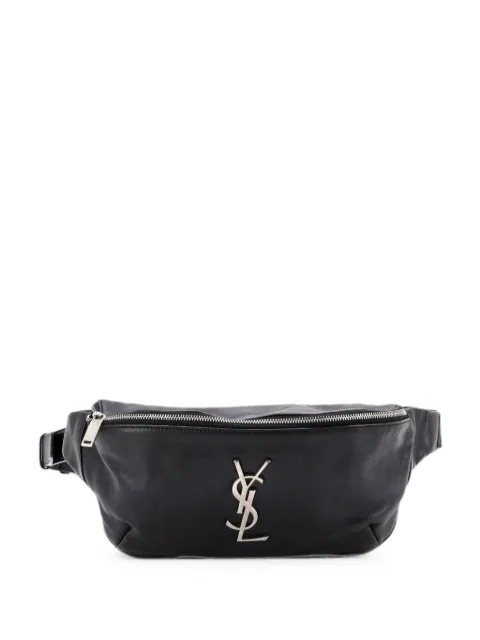 Saint Laurent Pre-Owned Classic Monogram Leather belt bag Black YF43F78YVJQMRL4Z