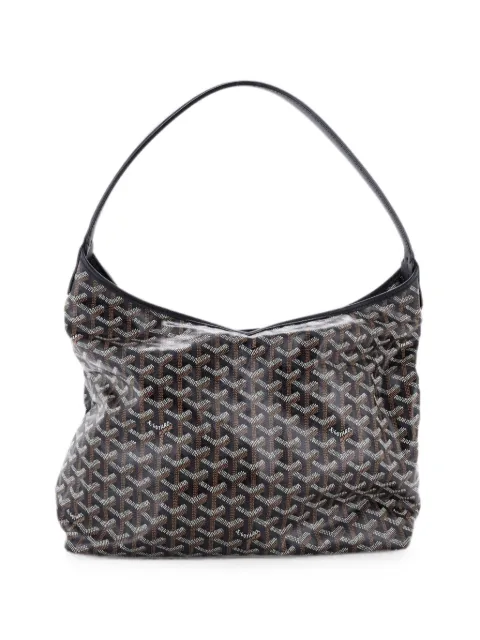 Goyard Pre-Owned Boheme Coated Canvas hobo bag Black C90OTOOAASYY6APB