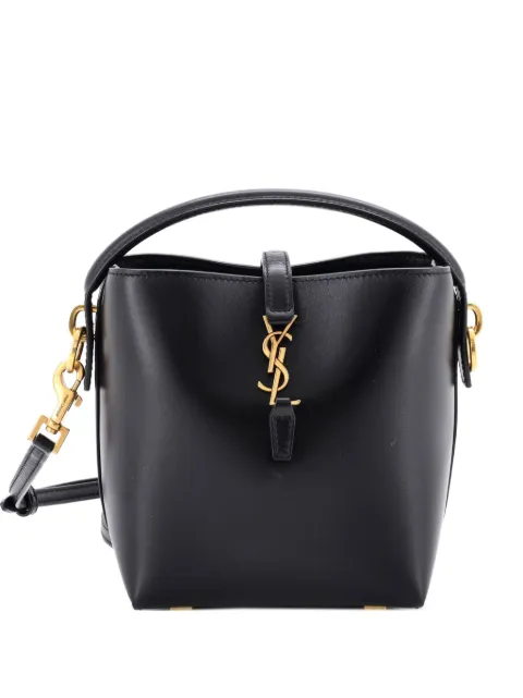 Saint Laurent Pre-Owned Le 37 Leather Mini bucket bag Black B5QAUWC1A4B55WW5