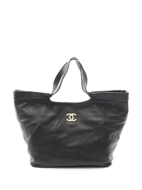 CHANEL Pre-Owned 2021-2026 CC Quilted Caviar tote bag Black IXJGC7QZ4VXRYOVY
