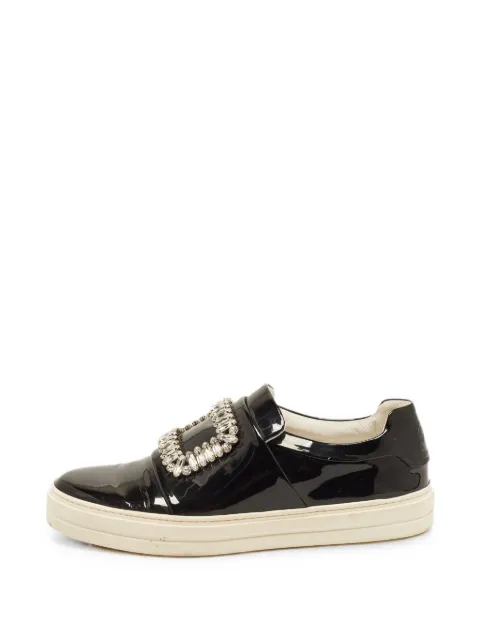 Roger Vivier Vintage Sneaky Viv crystal-buckle sneakers Black 1371344